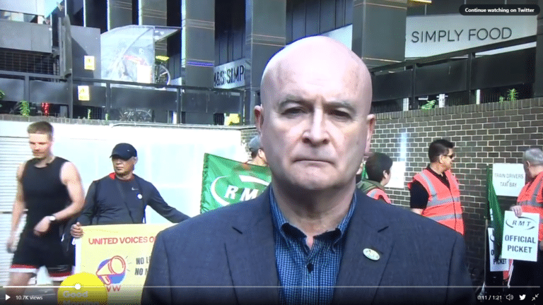 A man rings in to moan about Mick Lynch. Dialling the number was the only thing he got right