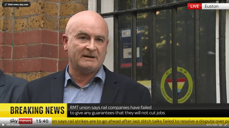 Mick Lynch puts the walking dead in their place