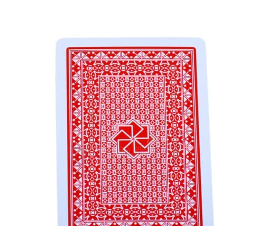 Can you see the 8 in the middle of the 8 of diamonds?