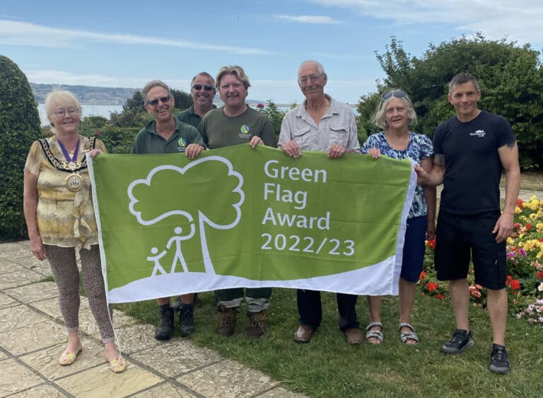In a record-breaking year Greenhill Gardens and Sandsfoot Gardens raise the prestigious Green Flag Award 