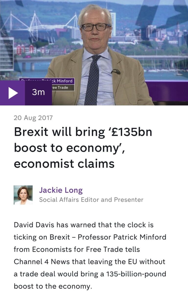 Liz Truss will put the UK economy in to the hands of… Patrick Minford