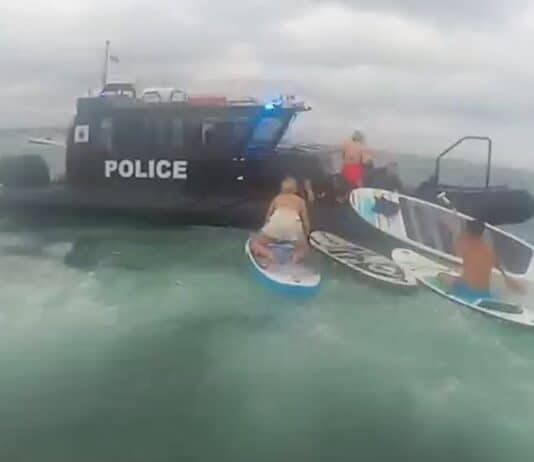 Busy weekend saving people in Poole harbour