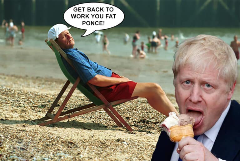 Locating the person who called Boris Johnson a ‘fat ponce’ in full swing