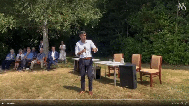 Rishi Sunak boasts about depriving the poor to feed the rich