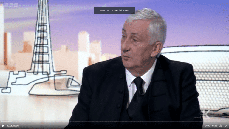 House of Commons Speaker Lindsay Hoyle really just said this