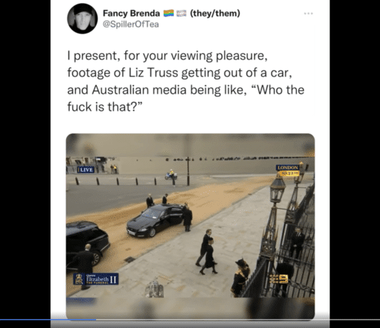 When the International media have no clue who Liz Truss is