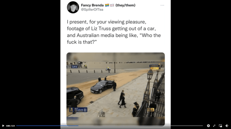 When the International media have no clue who Liz Truss is