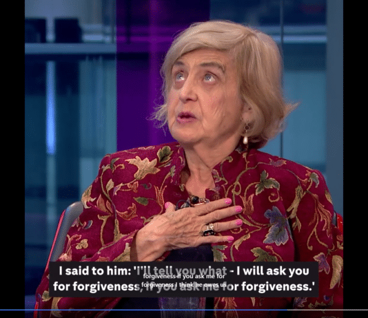 Jewish holocaust survivor says it is about time God asked her for forgiveness