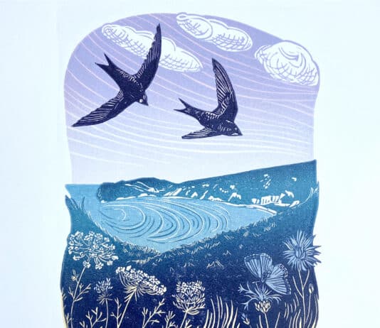 Look Up! and see this winter’s exhibition at Gallery by the Lakes