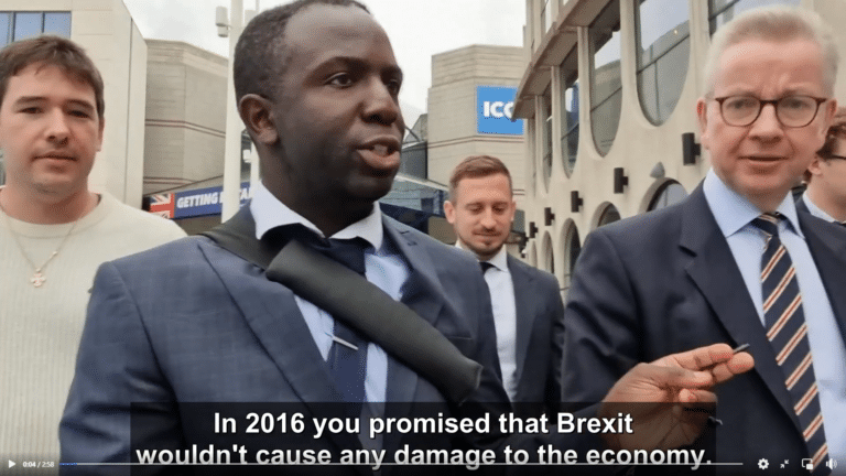 Has Tory Brexit damaged the country and working people? Watch Michael Gove’s response