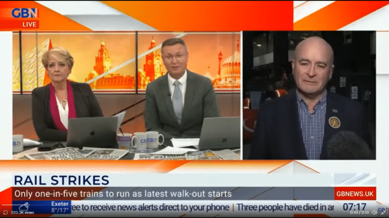 Mick Lynch destroys morons at GB News