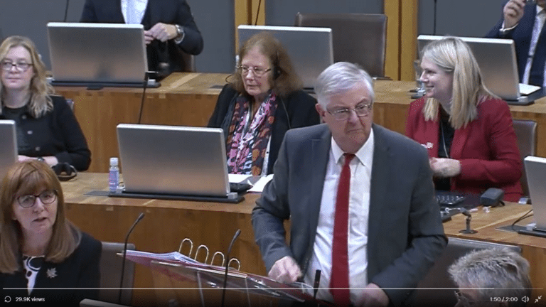 Mark Drakeford loses it with leader of Welsh Conservatives