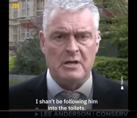 Tory MP Lee Anderson reveals what a homophobic and transphobic **** he really is