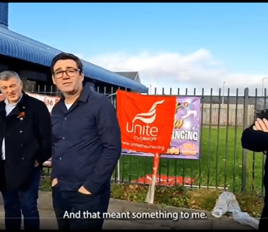 Brilliant by Andy Burnham as he praises Ian Byrne