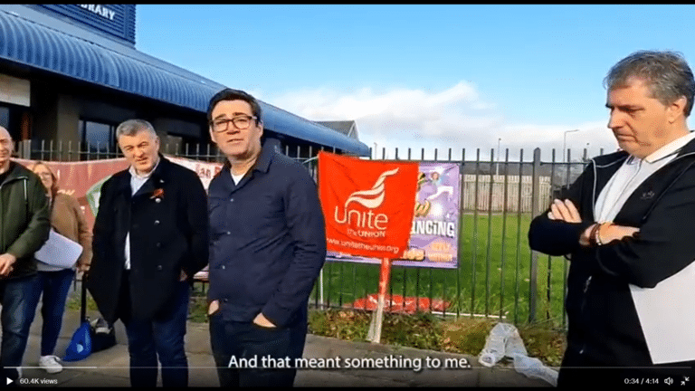 Brilliant by Andy Burnham as he praises Ian Byrne