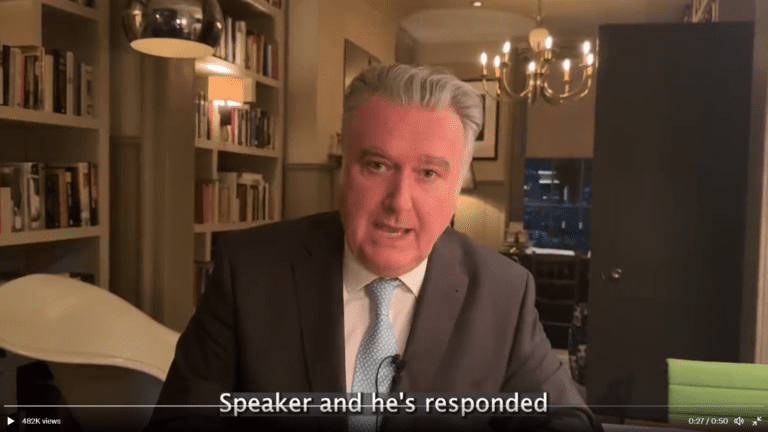 The Commons Speaker Sir Lindsay Hoyle proves he is in bed with Tories