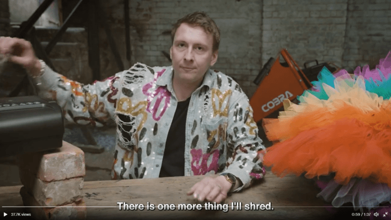Joe Lycett admits he did not shred real money