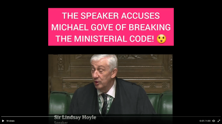 Lindsay Hoyle suspends Parliament as government accused of breaking ministerial code