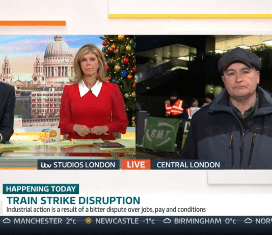 Mick Lynch to Richard Madeley “why don’t you interview yourself?”