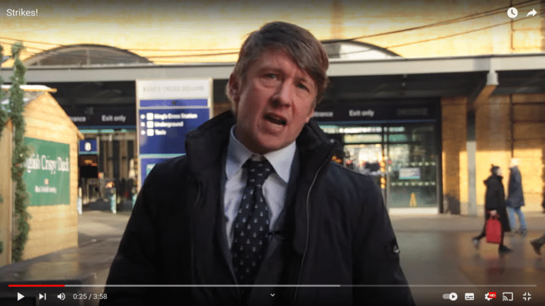 Jonathan Pie on the strikes: ‘Gaslighting F******’