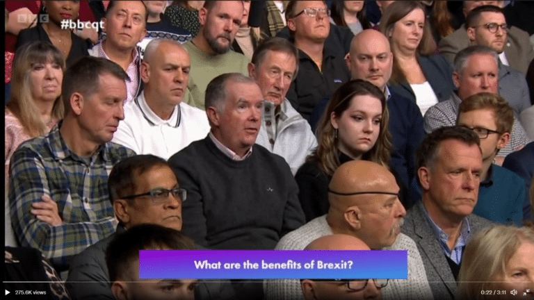 Lifelong Tory voter hands Rees-Mogg his lying arse