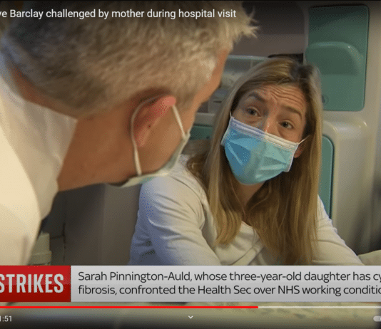 Health Secretary goes to hospital and gets a dose of reality