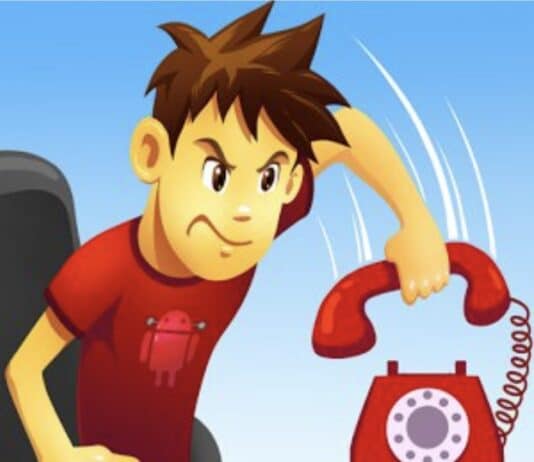 Caller buckles and hangs up after being buried in evidence