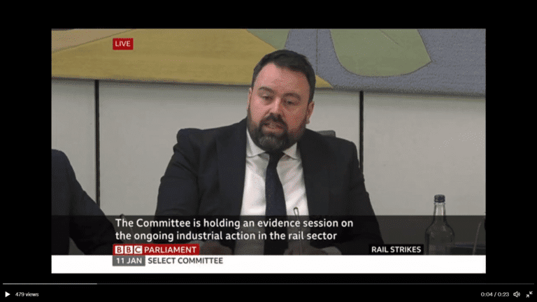 Chris Loder MP inadvertently cracks up union leaders