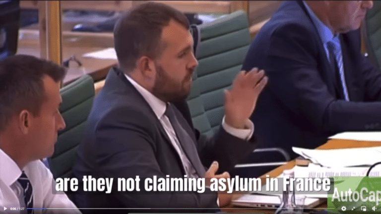 Jonathan Gullis gets his arse handed to him on asylum seekers