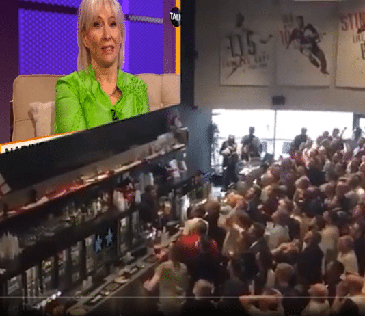 Exclusive footage of Nadine Dorries’s constituents reacting to her standing down