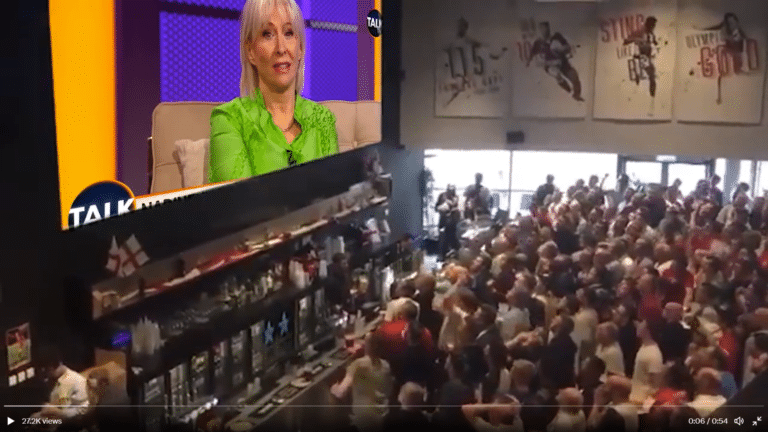 Exclusive footage of Nadine Dorries’s constituents reacting to her standing down