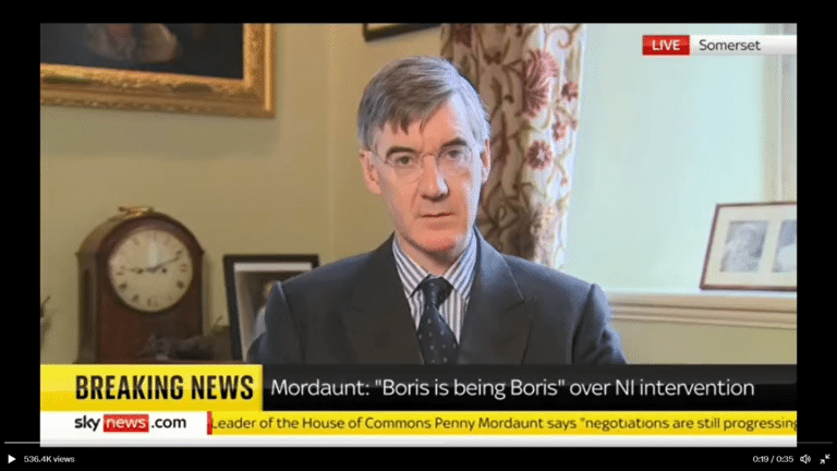Jacob Rees-Mogg’s best ever contribution to UK politics captured live