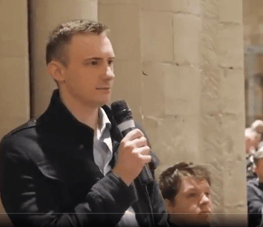 Clapping a ‘nazi’ in an English church is now how low the UK has become