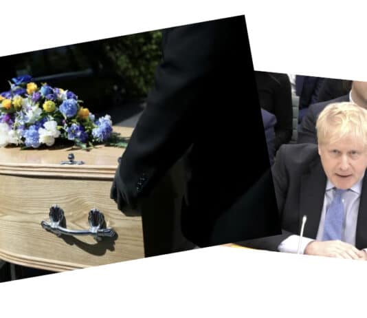 Only six people were allowed at my son’s funeral. I despise Boris Johnson completely