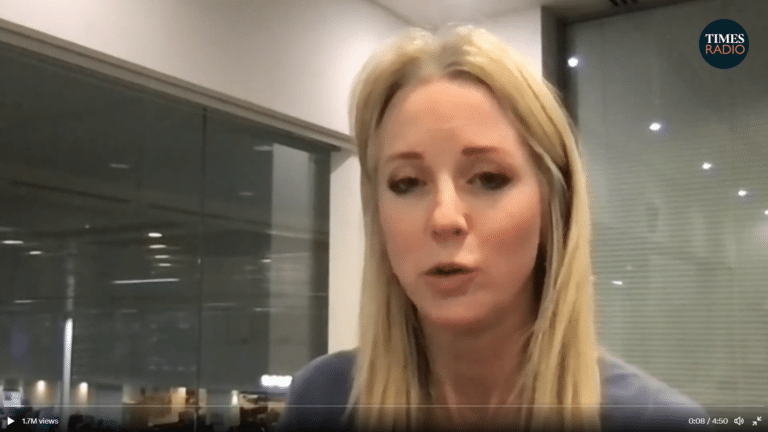 Isabel Oakeshott terminates interview when the attention turns to her