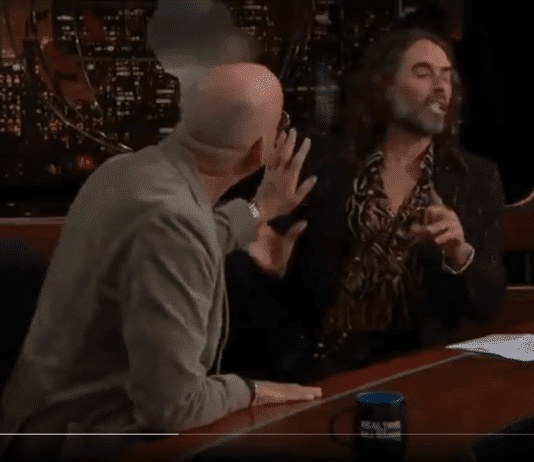 Corporate America let Russell Brand in and he beat them to a pulp