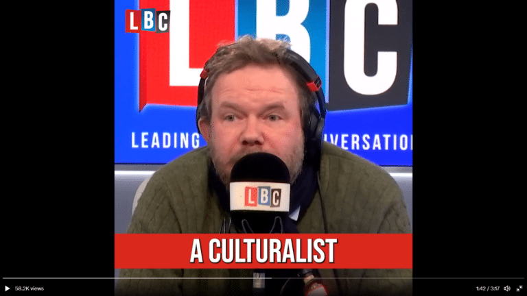 Phil the Racist phones in and calls himself a ‘Culturalist’