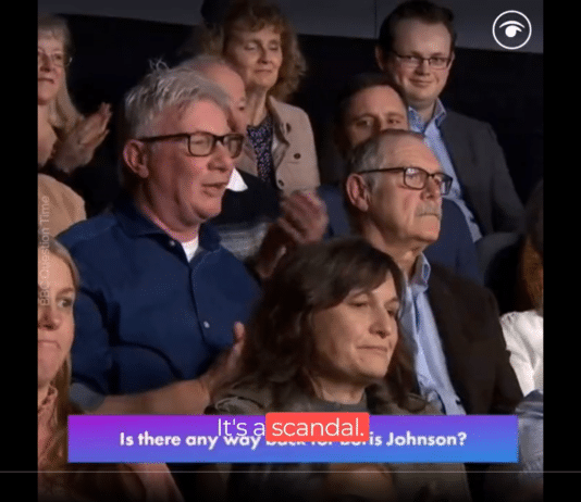 Question Time audience member ‘disembowels’ Boris Johnson and numerous politicians