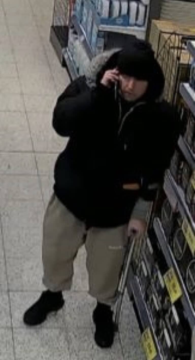 Man sought in Poole after spitting in face of store worker