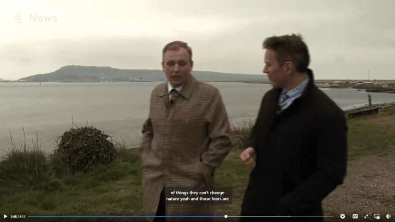 Tory councillor talks gibberish on Channel 4
