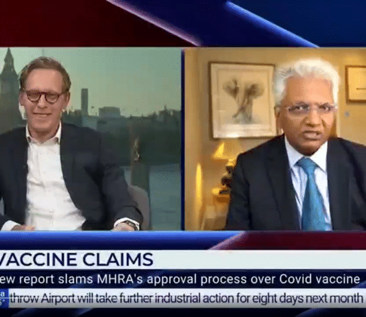 Doctor pulls no punches with far right conspiracy theorist Laurence Fox