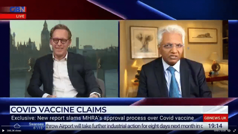 Doctor pulls no punches with far right conspiracy theorist Laurence Fox