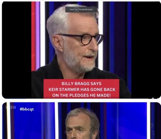 Peter Hitchens and Billy Bragg storm Question Time