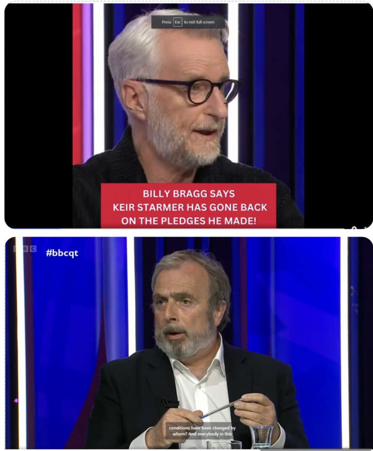 Peter Hitchens and Billy Bragg storm Question Time