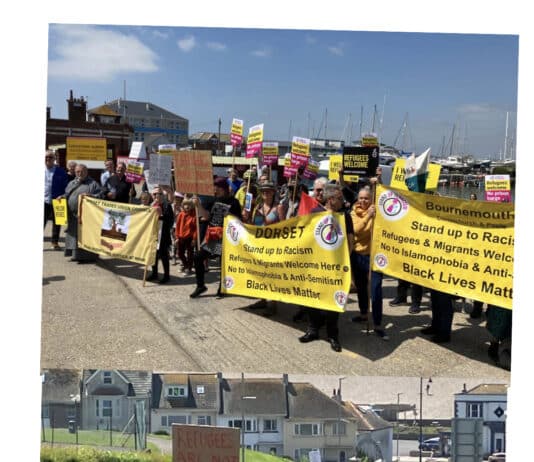 Community unites against Tory government and their barge as next step planned