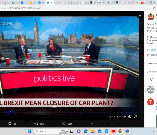 Jo Coburn corrects Tory Brexit lie