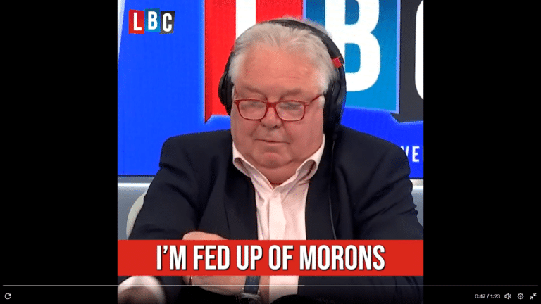 Nick Ferrari admits that the press determine whether people care or not