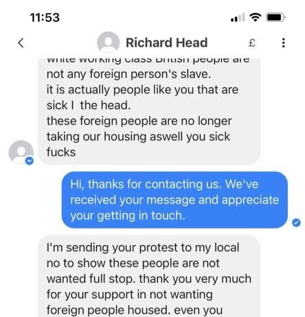 When a white supremacist sick f*** calls you a sick f***