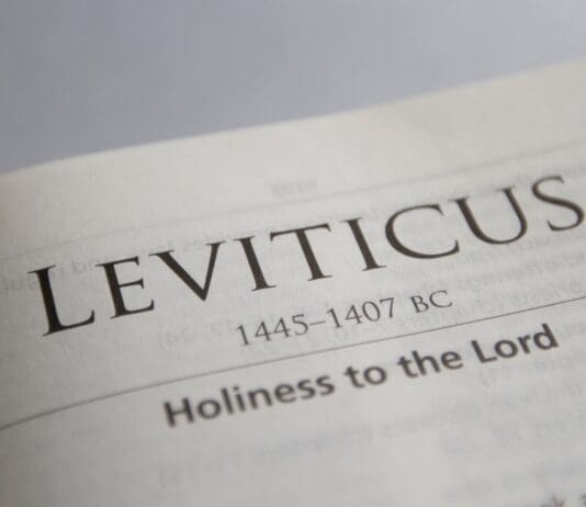 An Orthodox Jew referred to Leviticus. And so began the lesson