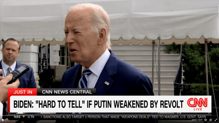 Putin is losing the war where Mr Biden?